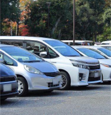 会場の駐車場利用